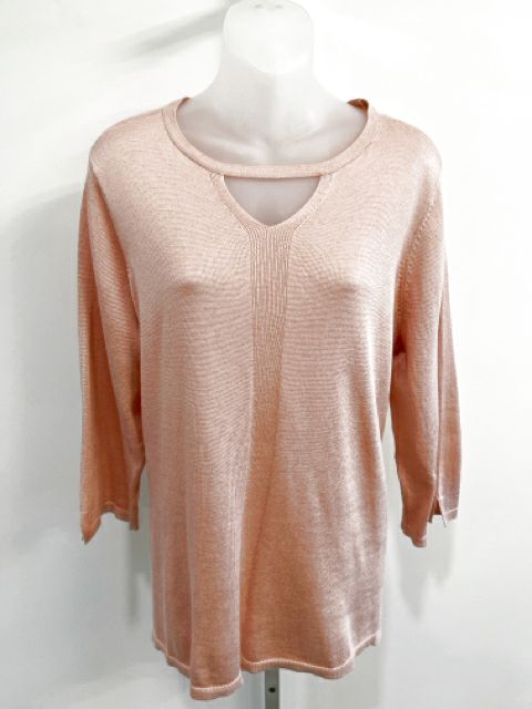 Chicos Size Medium Blush Sweater