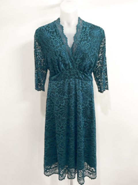 Kiyonna Size 3X Teal Dress