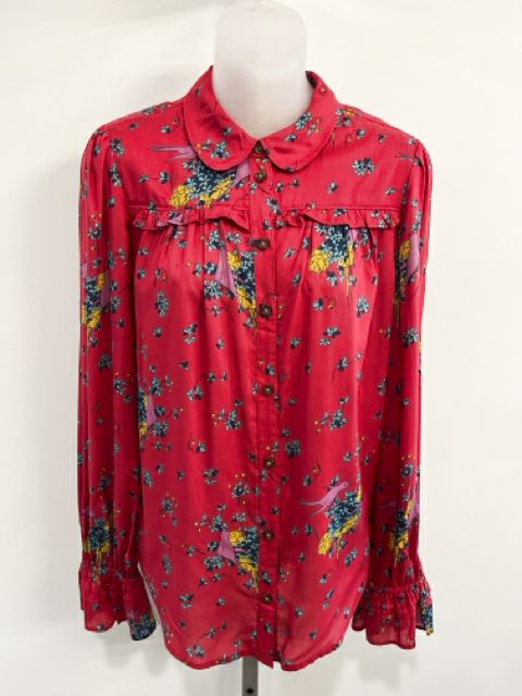 Maeve Size Small Red Blouse