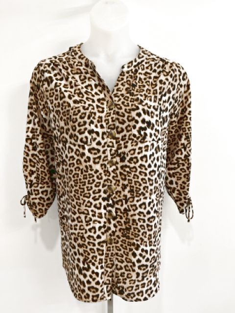 New Direction Size 2X Animal print Blouse