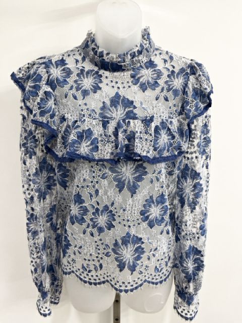 VICI Size Medium Blue Blouse