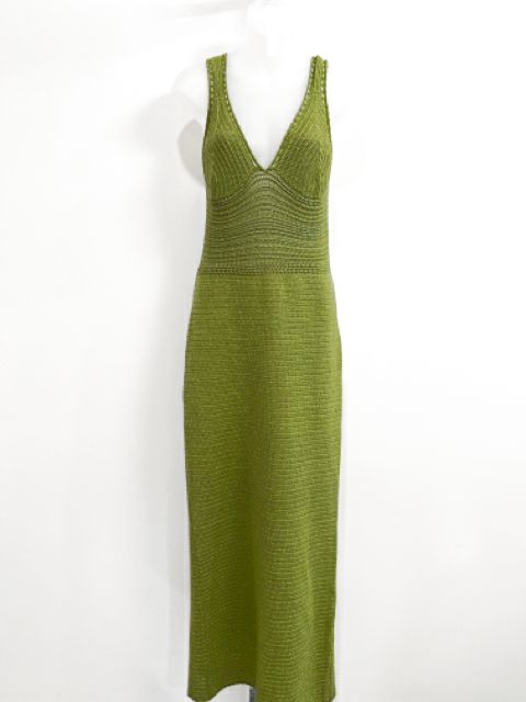 Torn by Ronny Kobo Size Large Green Dress