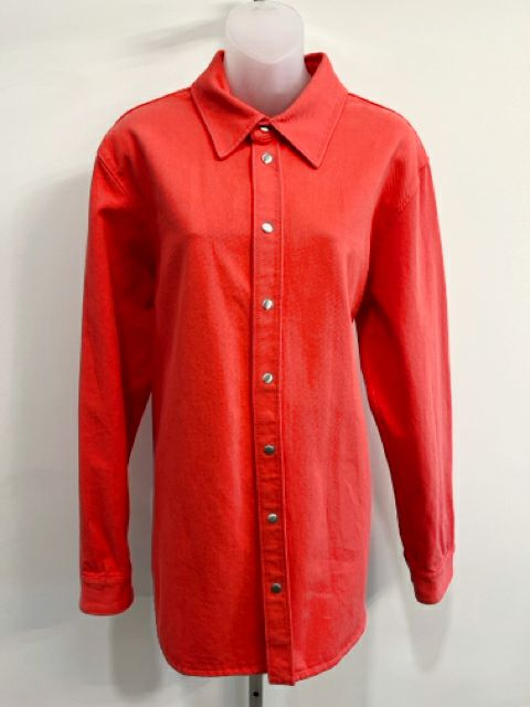 Tibi Size Medium Orange Jacket