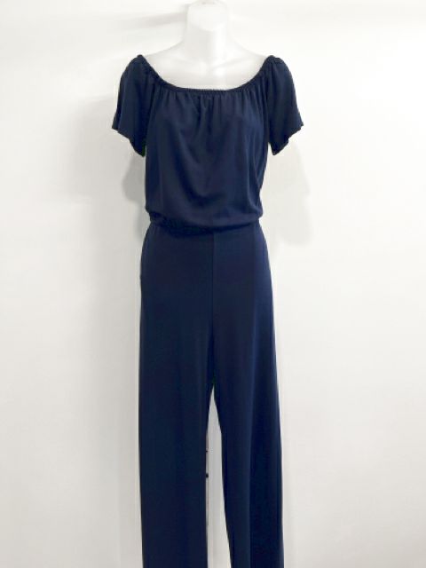 Gibson Size Medium Navy Romper