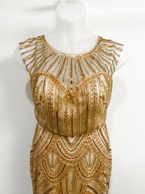 The Cool Collection Size XX-Large Gold Dress