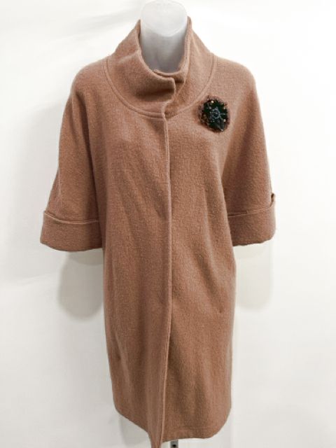 August Silk Size Small Camel Jacket