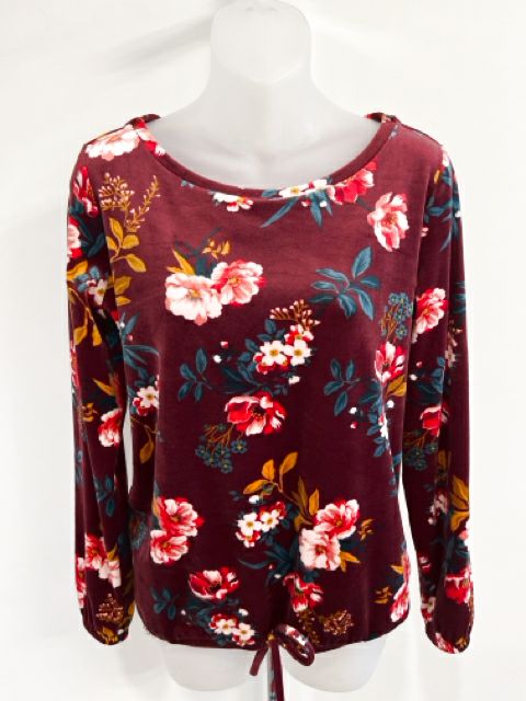 Loft Size X-Small Burgundy Top