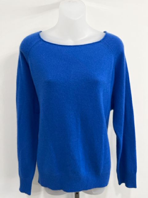 360 Cashmere Size Medium Royal Blue Sweater