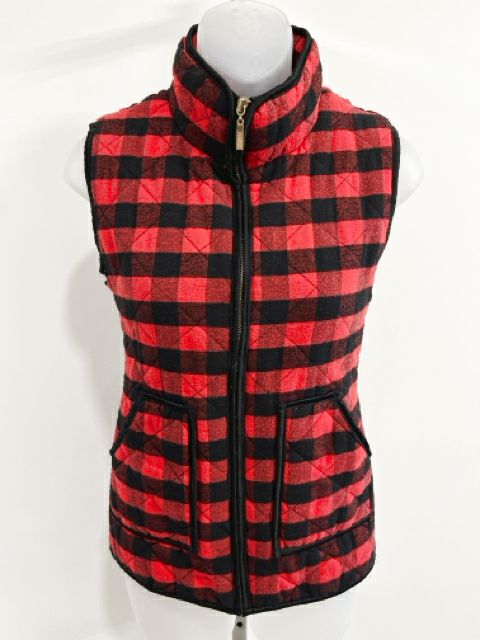 Peek A Boot Size Small Plaid Vest