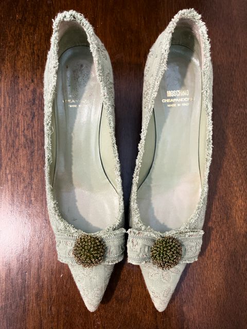 Moschino Size 8.5 Celery Shoes