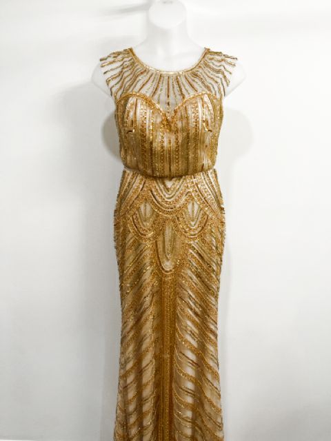 The Cool Collection Size XX-Large Gold Dress