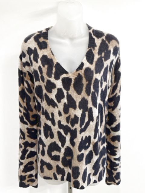 Skull Cashmere Size Small Animal print Sweater