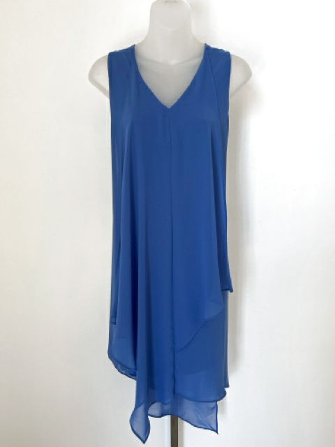 Chicos Size Medium Blue Dress