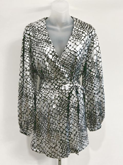 Buddy Love Size Small Silver Dress