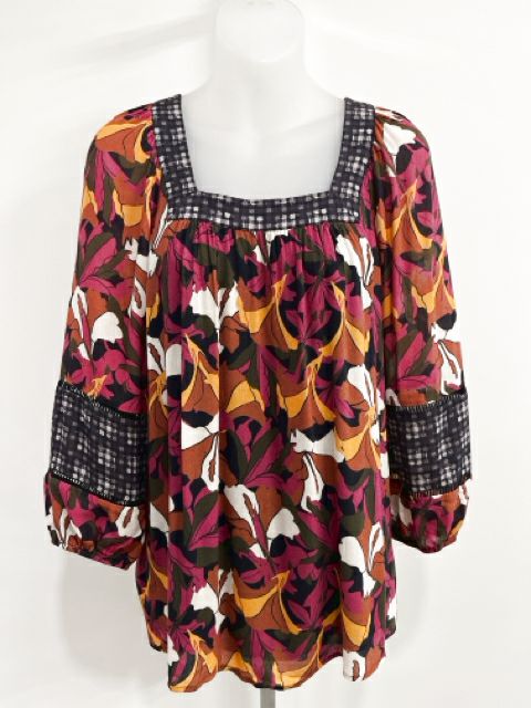 Anthropologie Size Medium Magenta Blouse