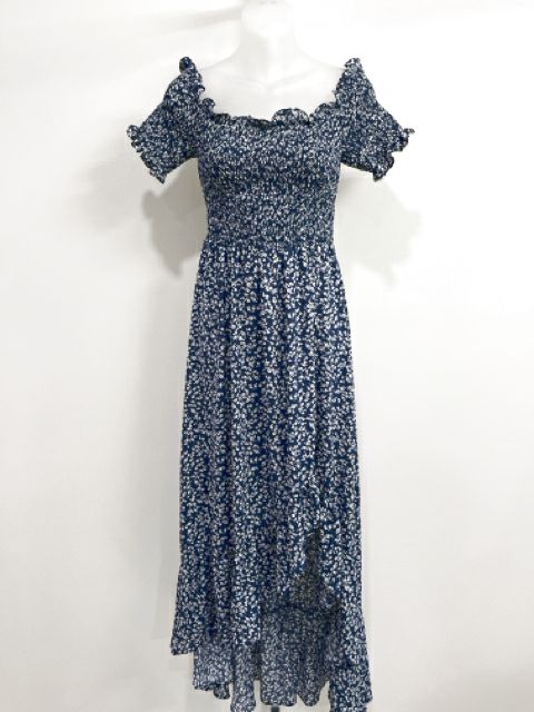 Blue Rain Size Large Navy Dress