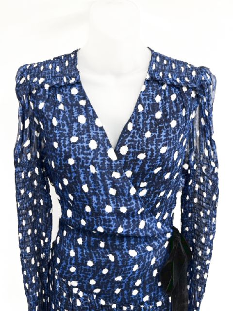 Diane von Furstenberg Size Medium Blue Dress