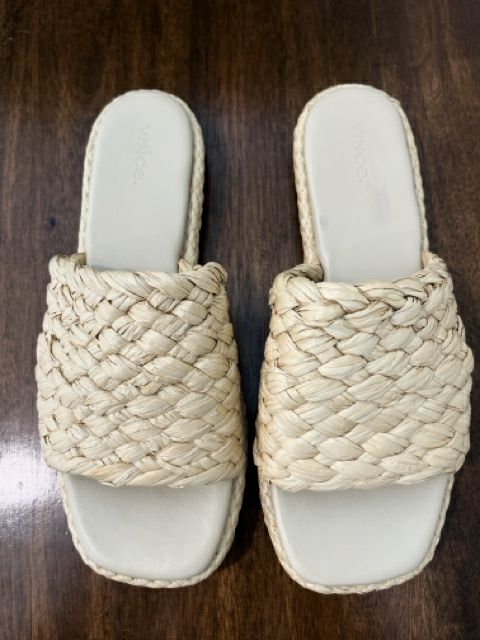 Vince Size 10 Straw Shoes
