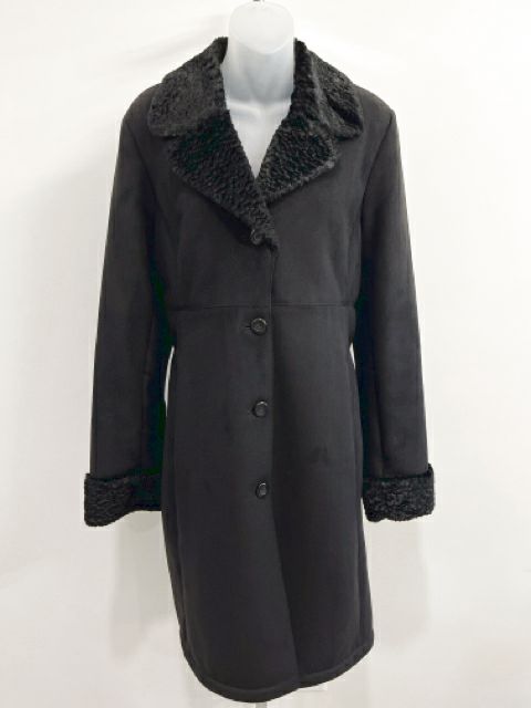 Jones New York Size Medium Black Coat