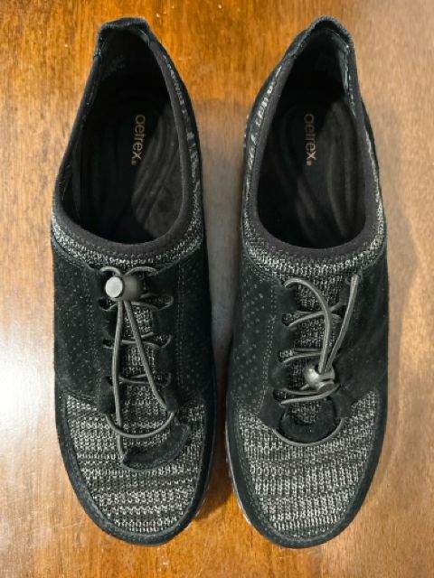 Aetrex Size 7.5 Black Shoes