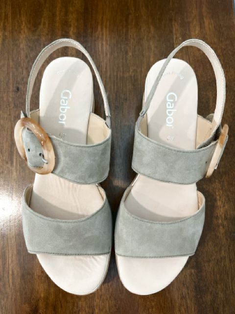 Gabor Size 9 Sage Shoes