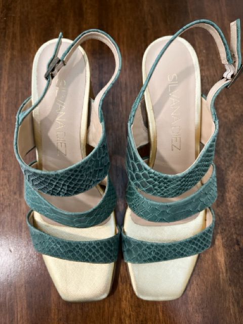 Silvana Diez Size 7.5 Green Shoes