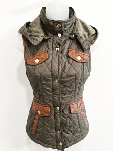 Fashionomics Size Small Olive Vest