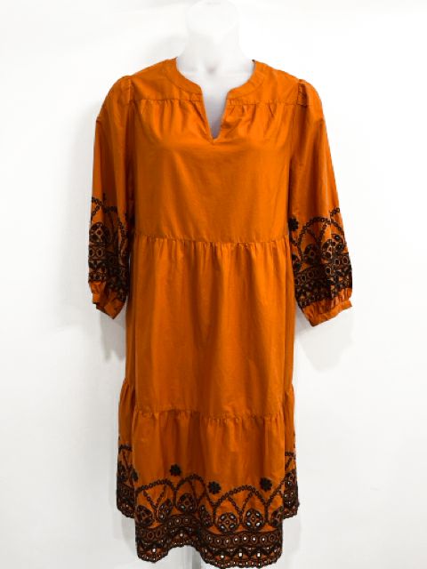 Chicos Size Large Orange Dress