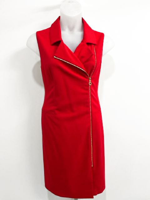 Calvin Klein Size Large Red Dress