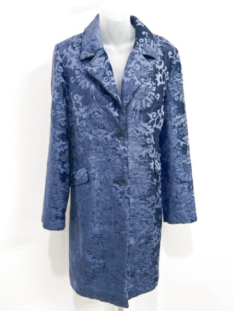 Chicos Size Medium Blue Coat