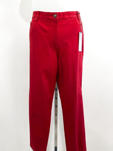 Chicos Size X-Large Red Pants