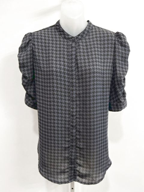 Laundry Size Large Charcoal Blouse