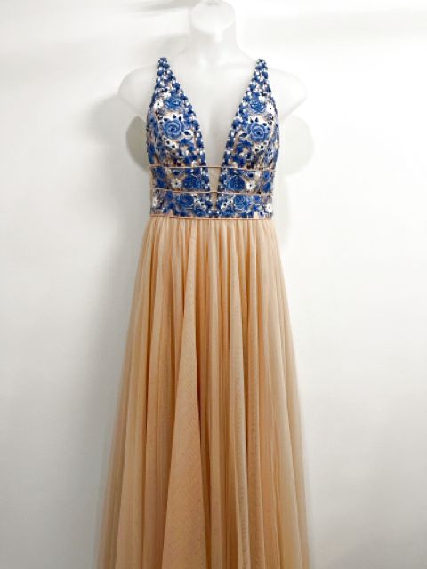 Sherri Hill Size Large Nude Dress