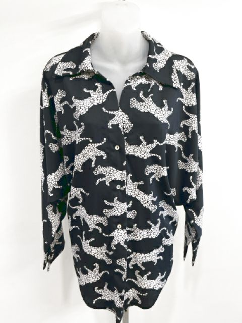 Fabrik Size Small Black Blouse