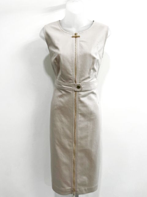 Calvin Klein Size Medium Tan Dress