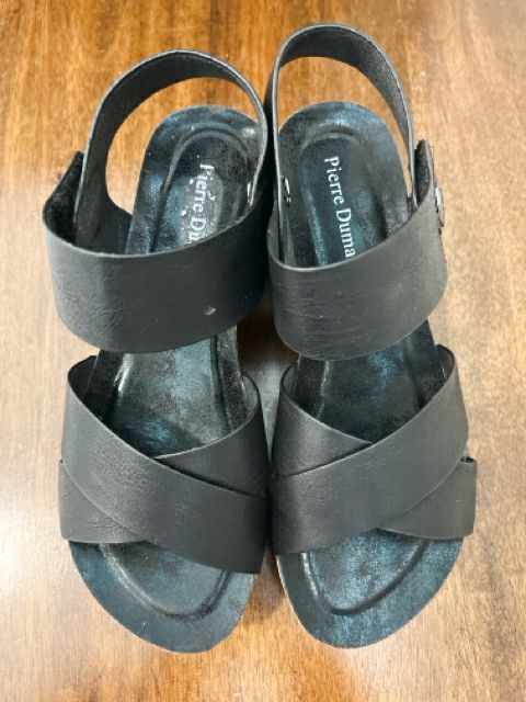 Pierre Dumas Size 7.5 Black Shoes