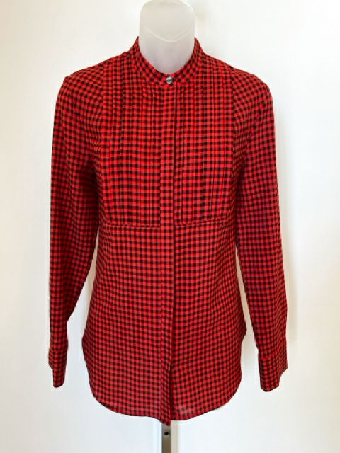 J Crew Size X-Small Red Blouse
