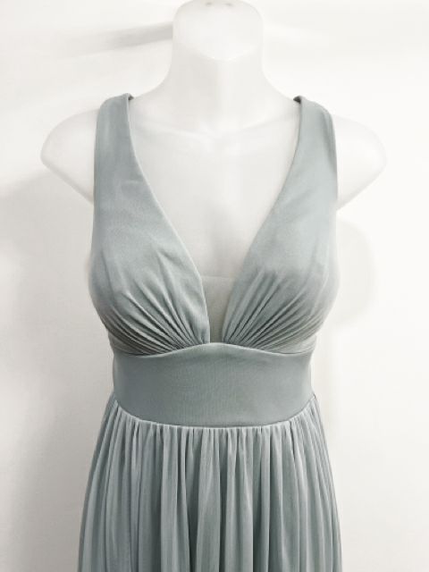 Azazie Size Medium Sage Dress