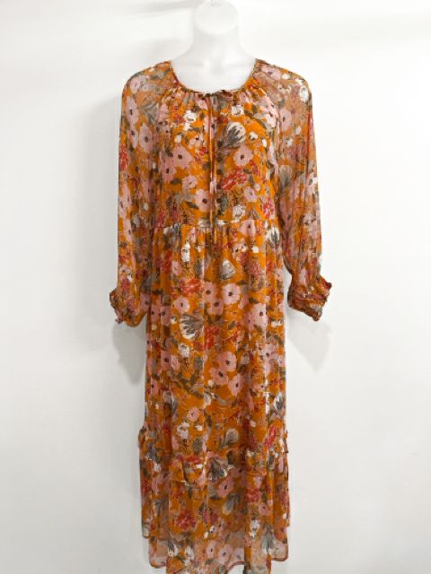 Kate & Sam Size XX-Large Orange Dress