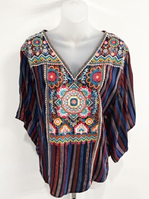 Savanna Jane Size Large Multi Blouse