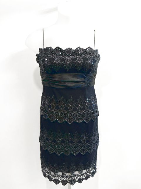 Betsy & Adam Size Large Black Dress