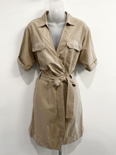 Rails Size Large Khaki Dress