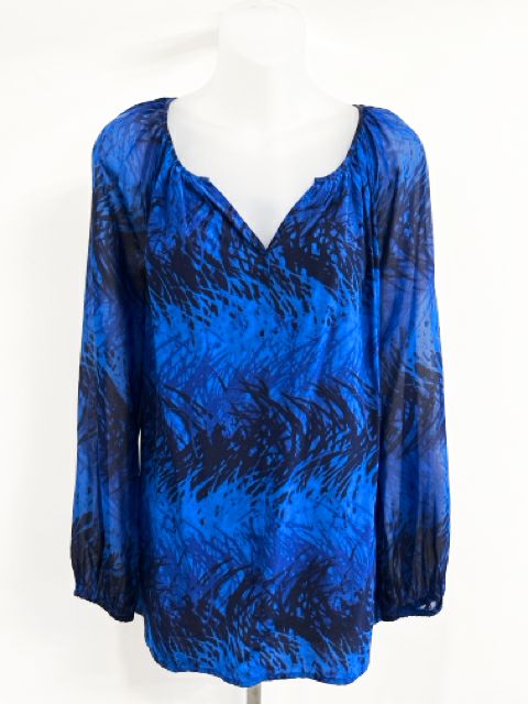 Fifteen Twenty Size Medium Cobalt Blouse