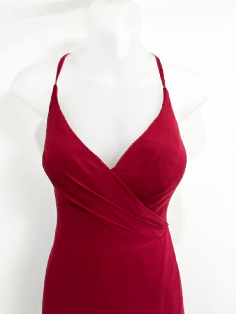 Azazie Size Medium Burgundy Dress