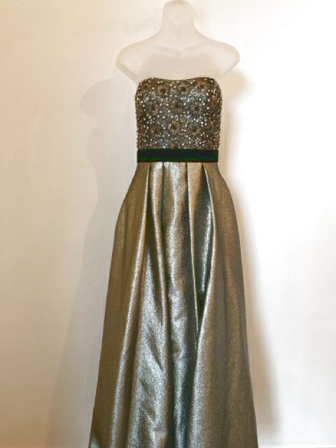 Mikael Aghal Size Small Gold Dress