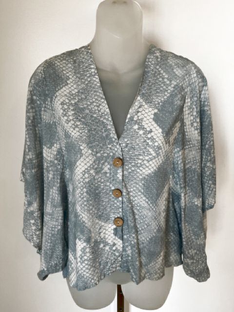 Olivaceous Size Small Powder Blue Blouse