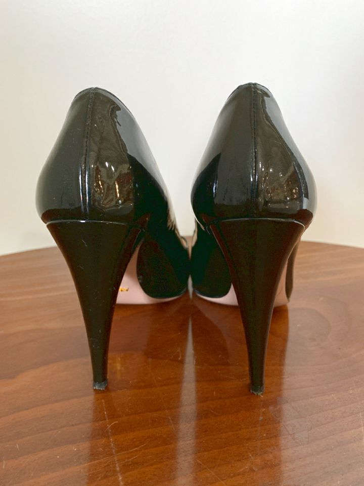 Prada Size 7.5 Charcoal Shoes