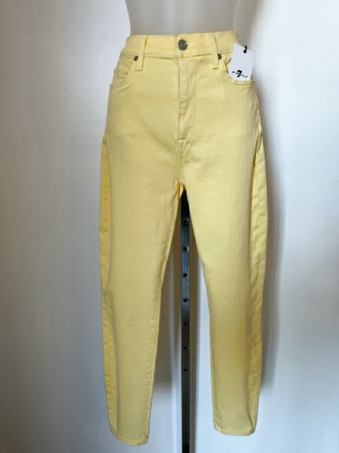 7 for All Mankind Size Small Yellow Pants