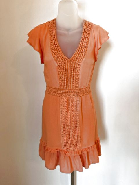 Sincerely Jules Size Medium Orange Dress