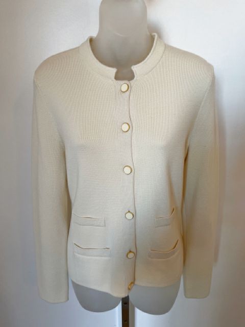 Talbots Size Medium Ivory Sweater